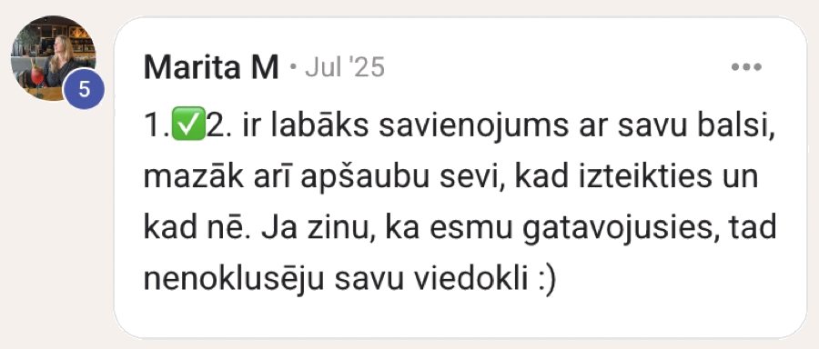 Maritas M atsauksme
